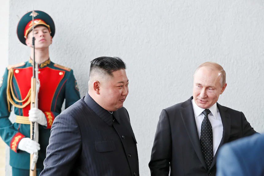 Putin and Kim Jong