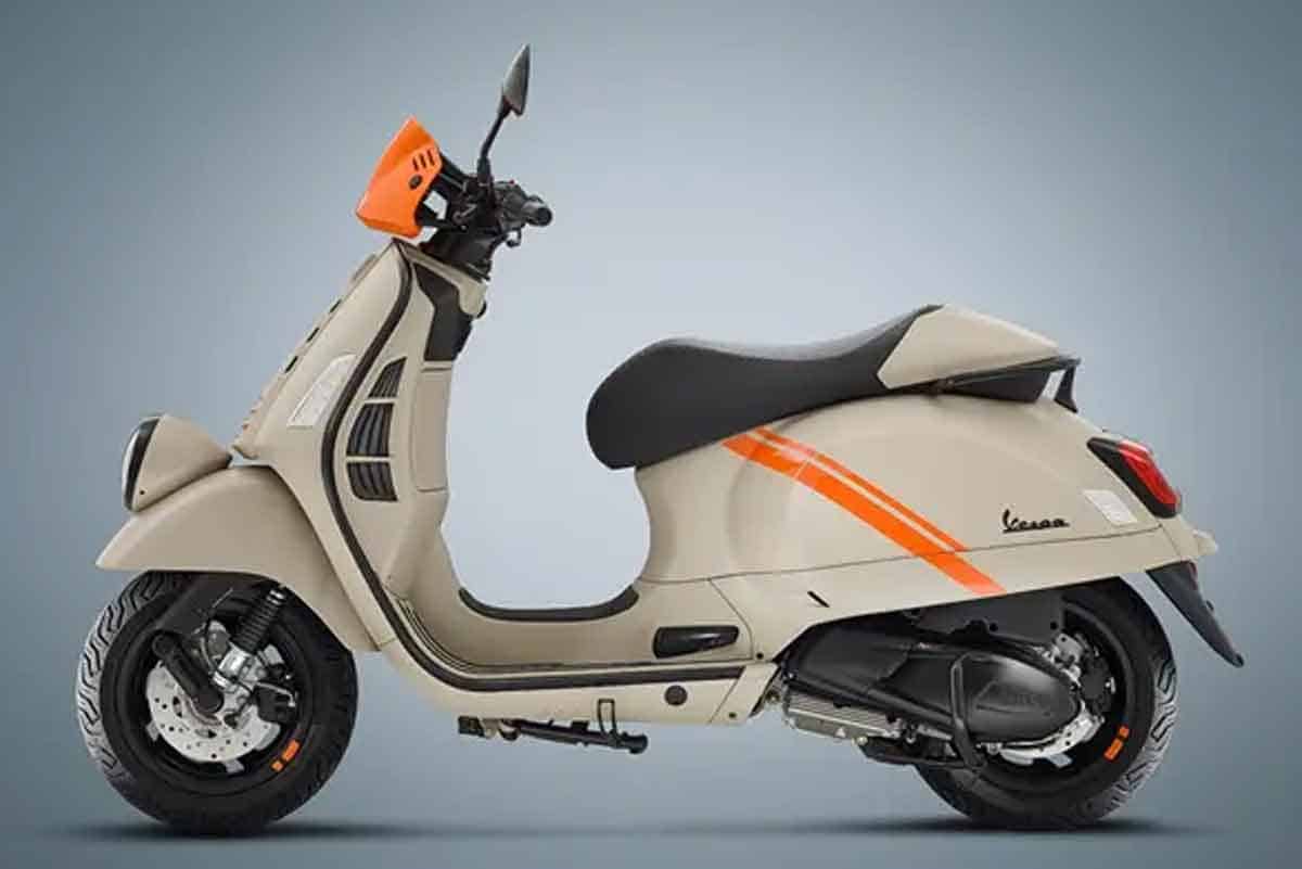 Piaggio Vespa GTV launched, 7.4 liter fuel tank with 300cc engine single cylinder liquid-cooled LED light