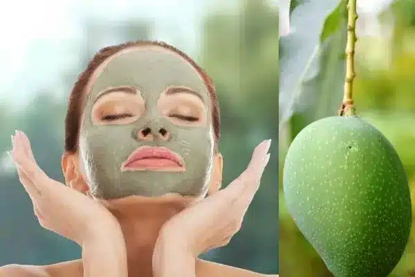 Make face pack of raw mango like this, the pimples on the face will disappear
