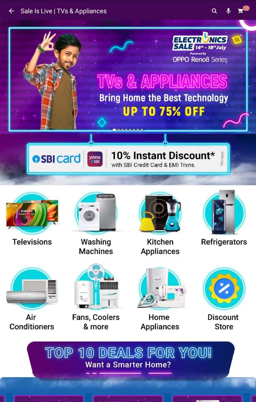 Buy TV in Flipkart Sale for Rs.6,999, order today