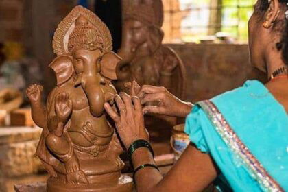 Make Bappa's idol at home with clay, happiness and prosperity will come
