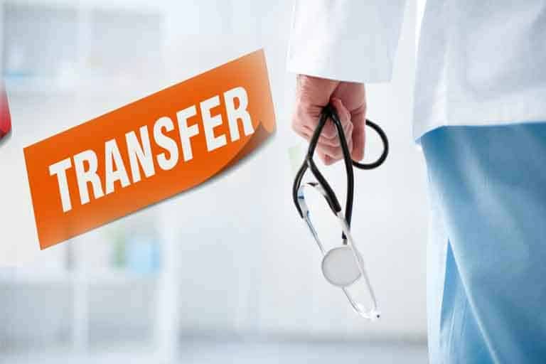 Doctors transferred