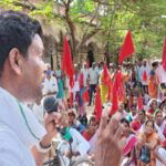 Procession-demonstration of Adivasi Mahasabha