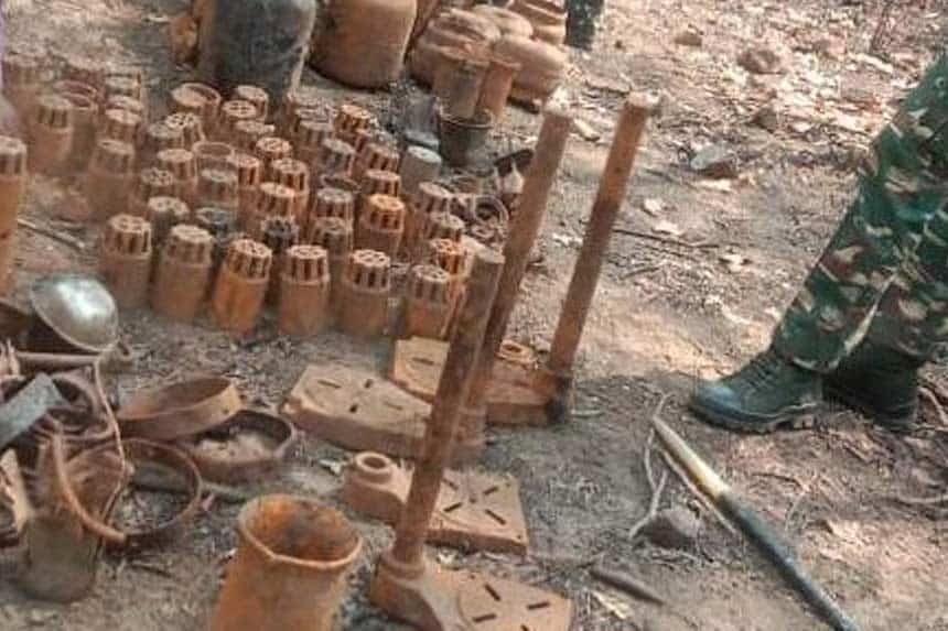 explosives recovered in Garhwa