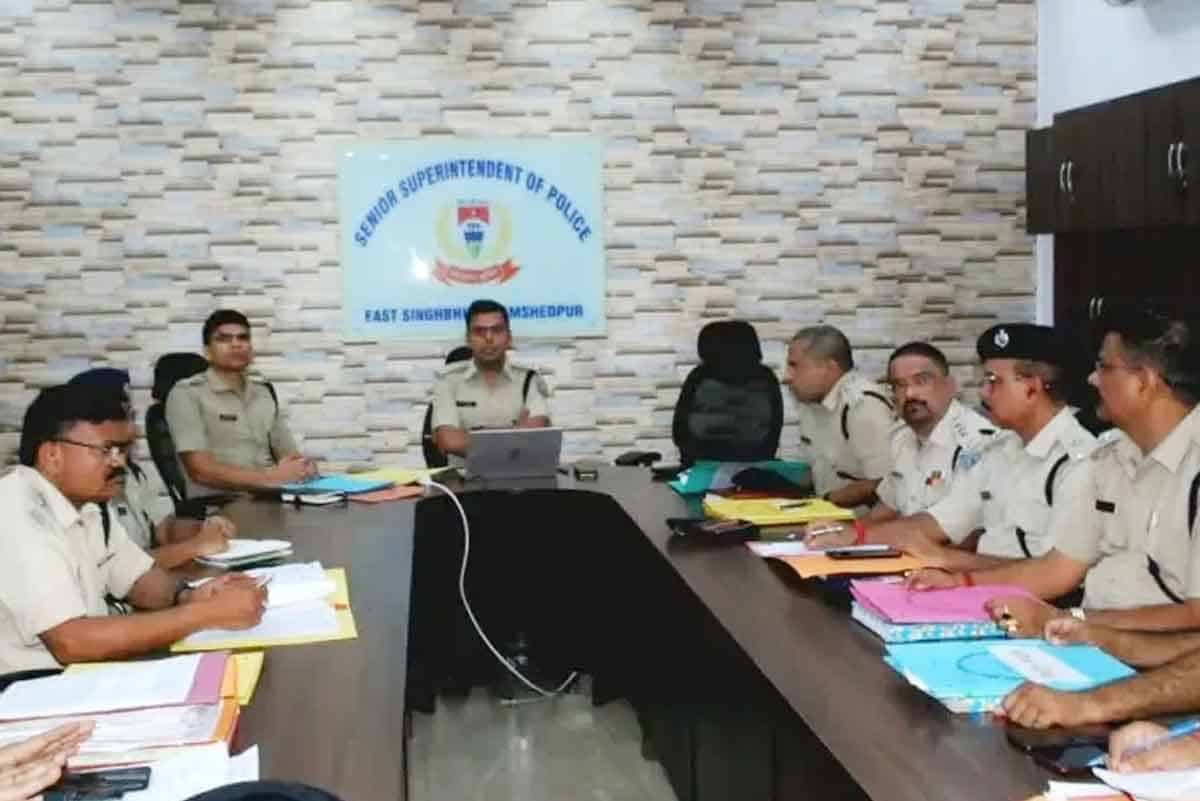 Jamshedpur SSP Prabhat Kumar strict for crime control, divided the city into three zones