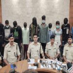 Ramgarh Police arrested 11 criminals with illegal weapons