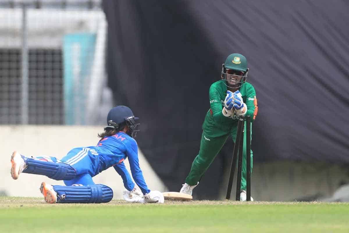 Women's T20 India Bangladesh Indian woman cricket team Shamima Sultana Sher-e Bangla National Cricket Stadium India won the Women's T20 series 2-1 from Bangladesh