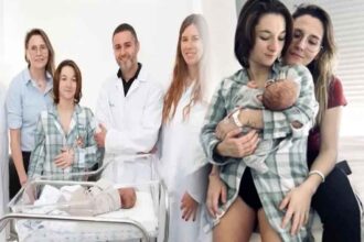 Lesbian couple became parents of a child
