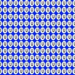 Optical Illusion, if you can find C in the crowd of U then you will be called a genius.