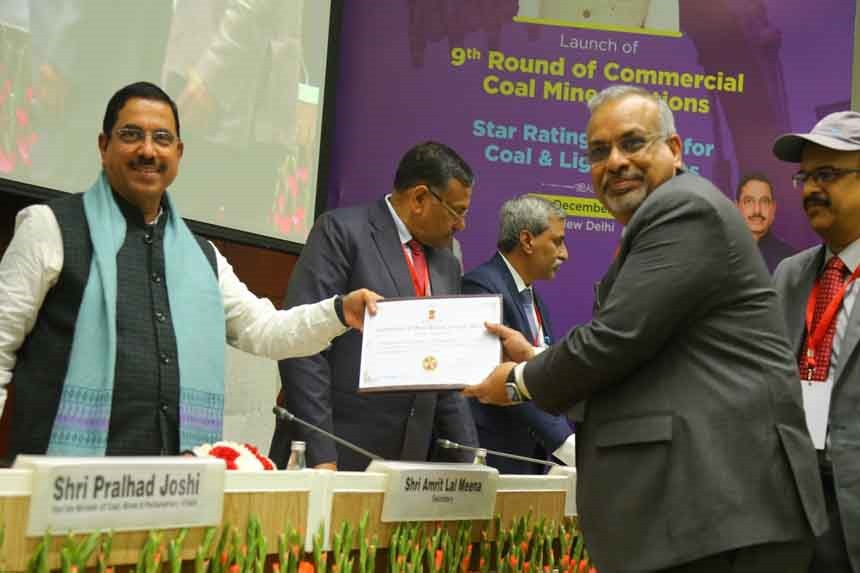 NTPC Dulanga Coal Mining Project gets Star Rating Award under Open Cast Mines category