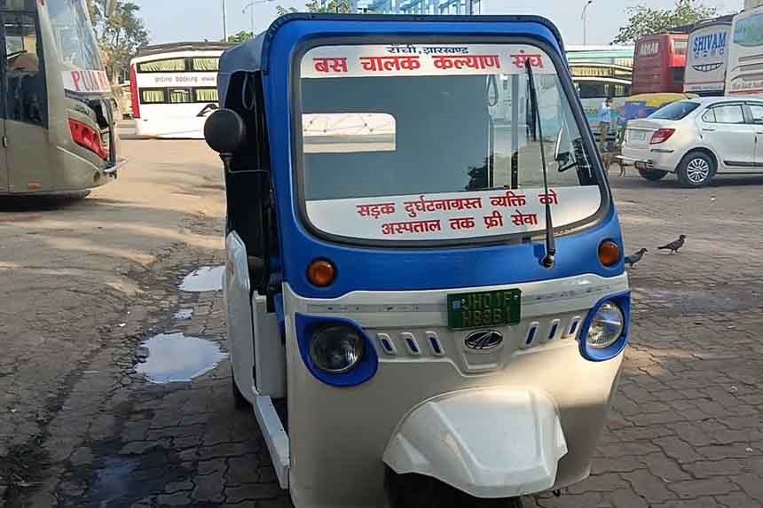 Ranchi People injured in road accidents will reach the hospital by free ambulance