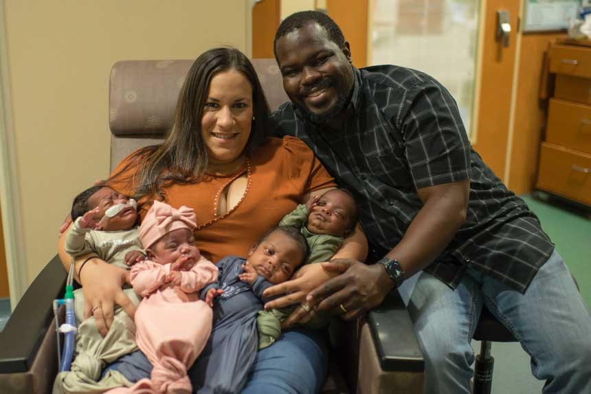 London woman became the mother of 5 children