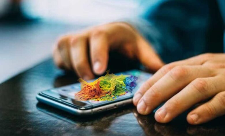 Smartphone Cleaning After Holi