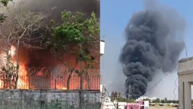 Massive Fire broke out in BSNL store room