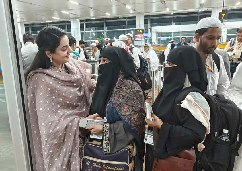 First batch of Hajis from Saudi Arabia reached Delhi