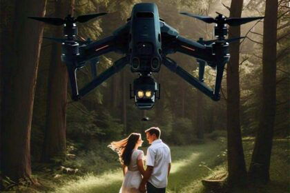Drone reveals wife's secret