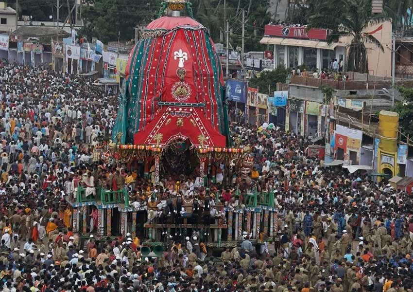 Jagannath Rath Yatra taken out in holy Puri Dham