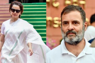 Kangana Ranaut started Trolling after Posting Rahul's Morphed Photo